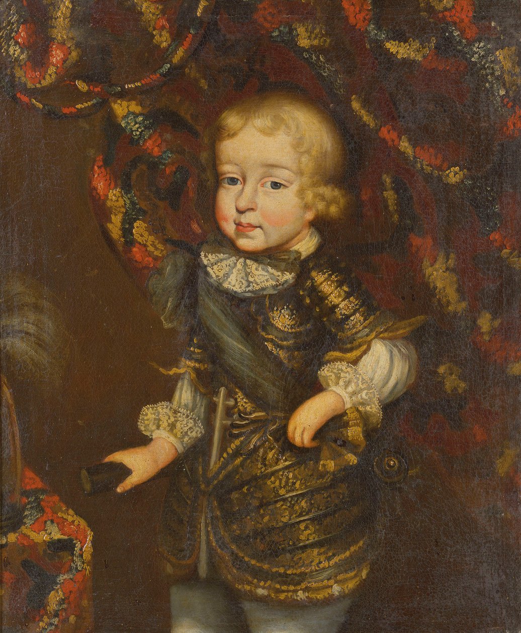 Victor Amadeus I 1587-1637, vévoda Savojský, jako nemluvně, 17. století. od Unbekannt