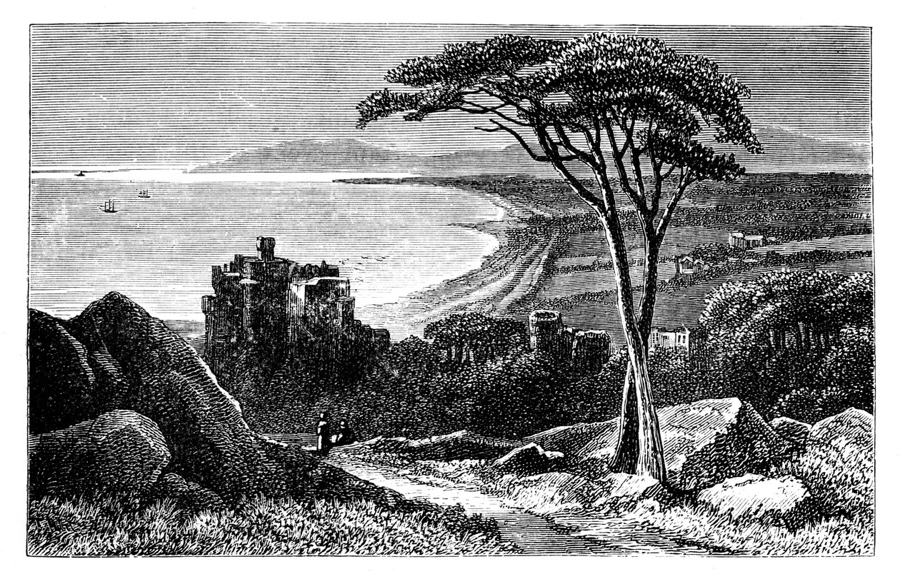 Victoria Castle, s Killiney-Bray Head v dálce, Irsko, c1888 od Unbekannt