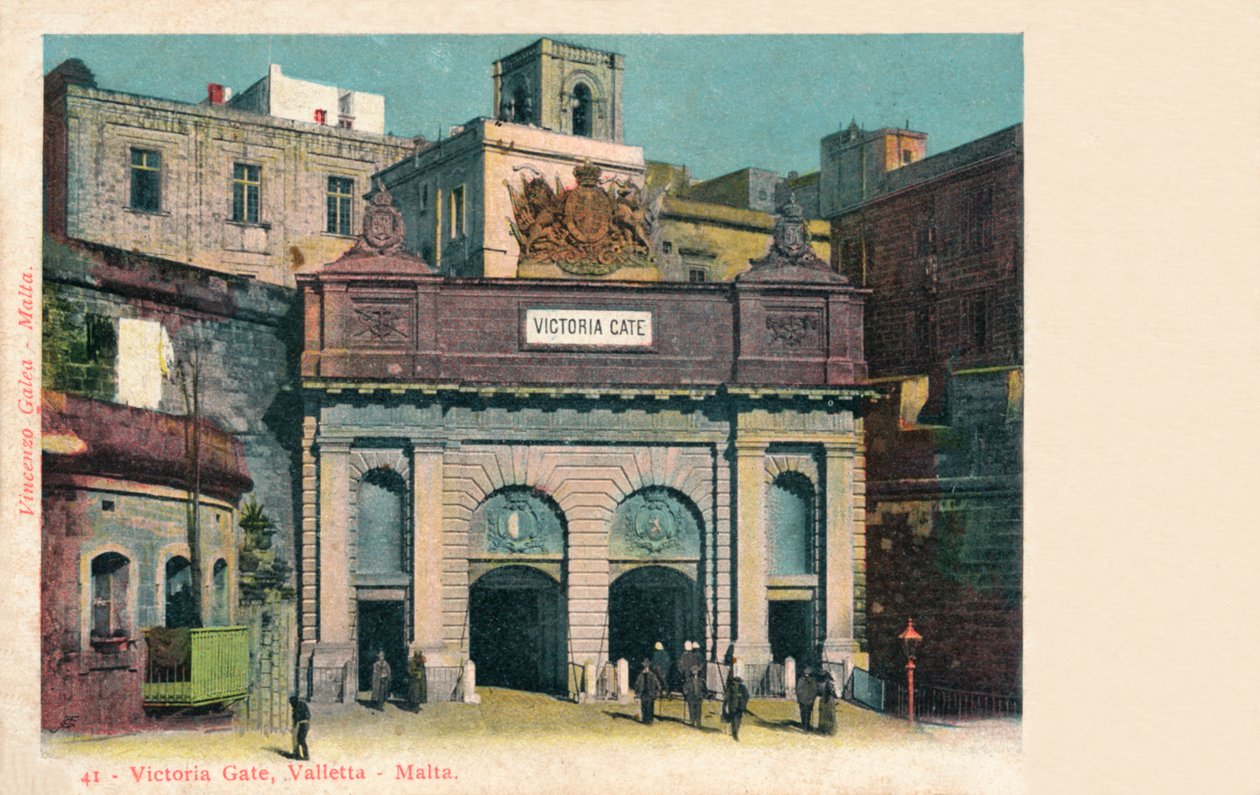 Victoria Gate, Valletta - Malta, c1900 od Unbekannt