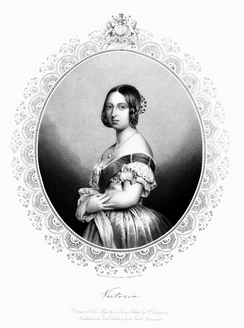 Victoria, královna Velké Británie a Irska, c1850 od Unbekannt