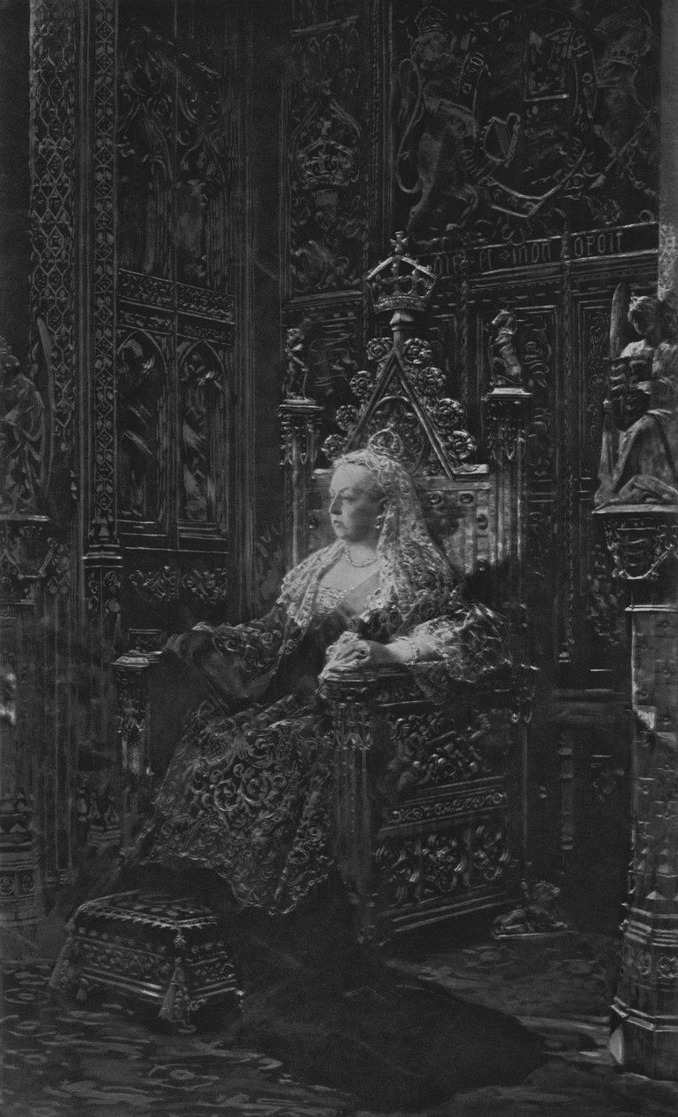 Victoria Regina Imperatrix, Victoria, královna a císařovna, 1901. od Unbekannt