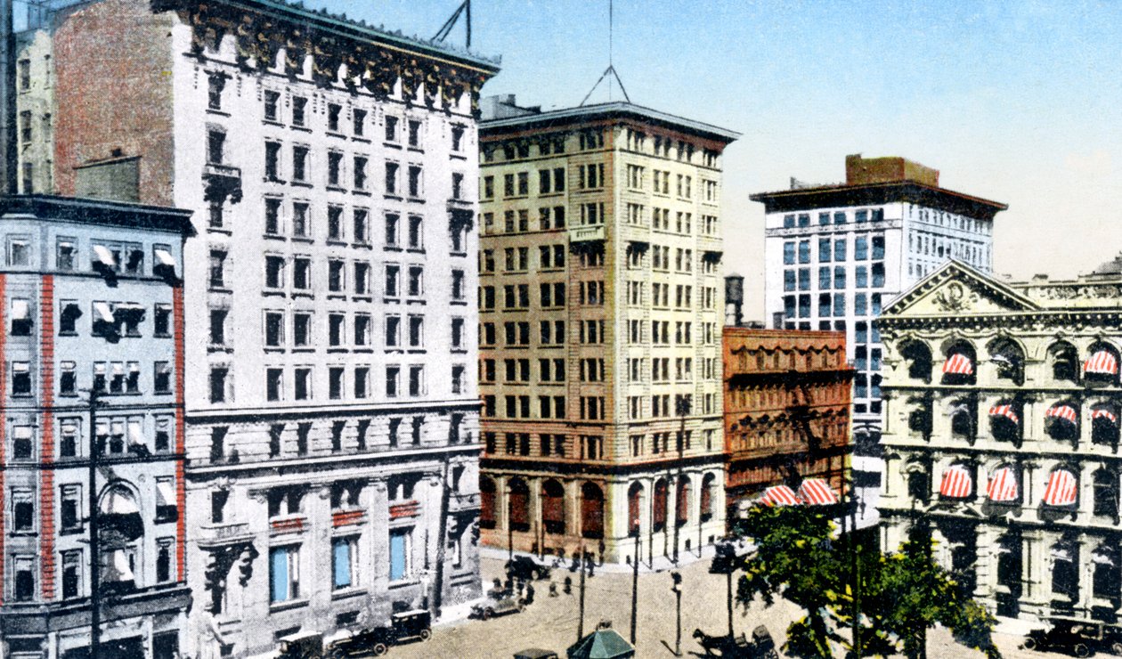 Victoria Square, St James Street, Montreal, Kanada, c1900 od Unbekannt