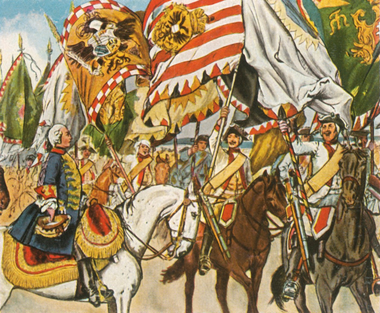 Oslava vítězství na Hohenfriedbergu, 4. června 1745, 1936. od Unbekannt