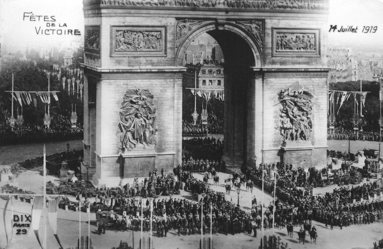 Přehlídka vítězství, Paříž, 14. července 1919 od Unbekannt