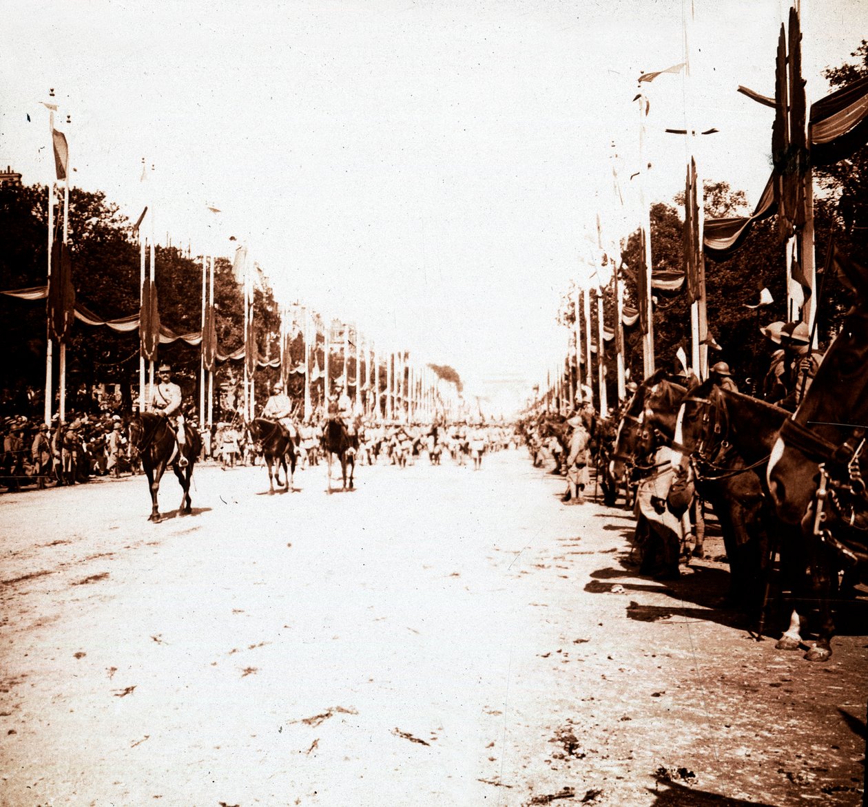 Přehlídka vítězství, Paříž, Francie, c1918-c1919 od Unbekannt