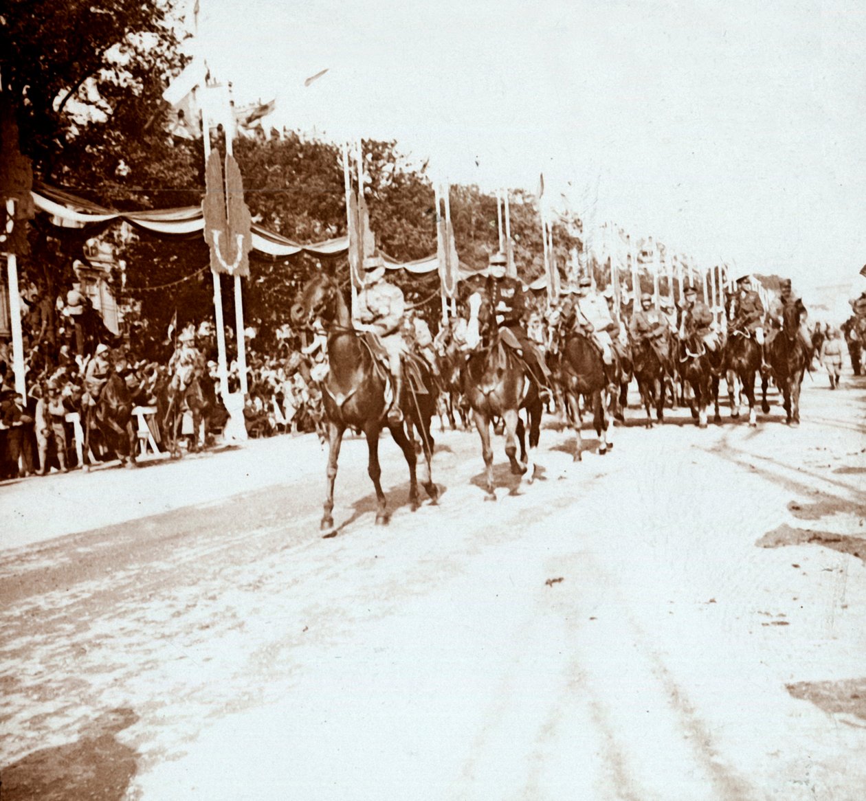 Přehlídka vítězství, Paříž, Francie, c1918-c1919 od Unbekannt