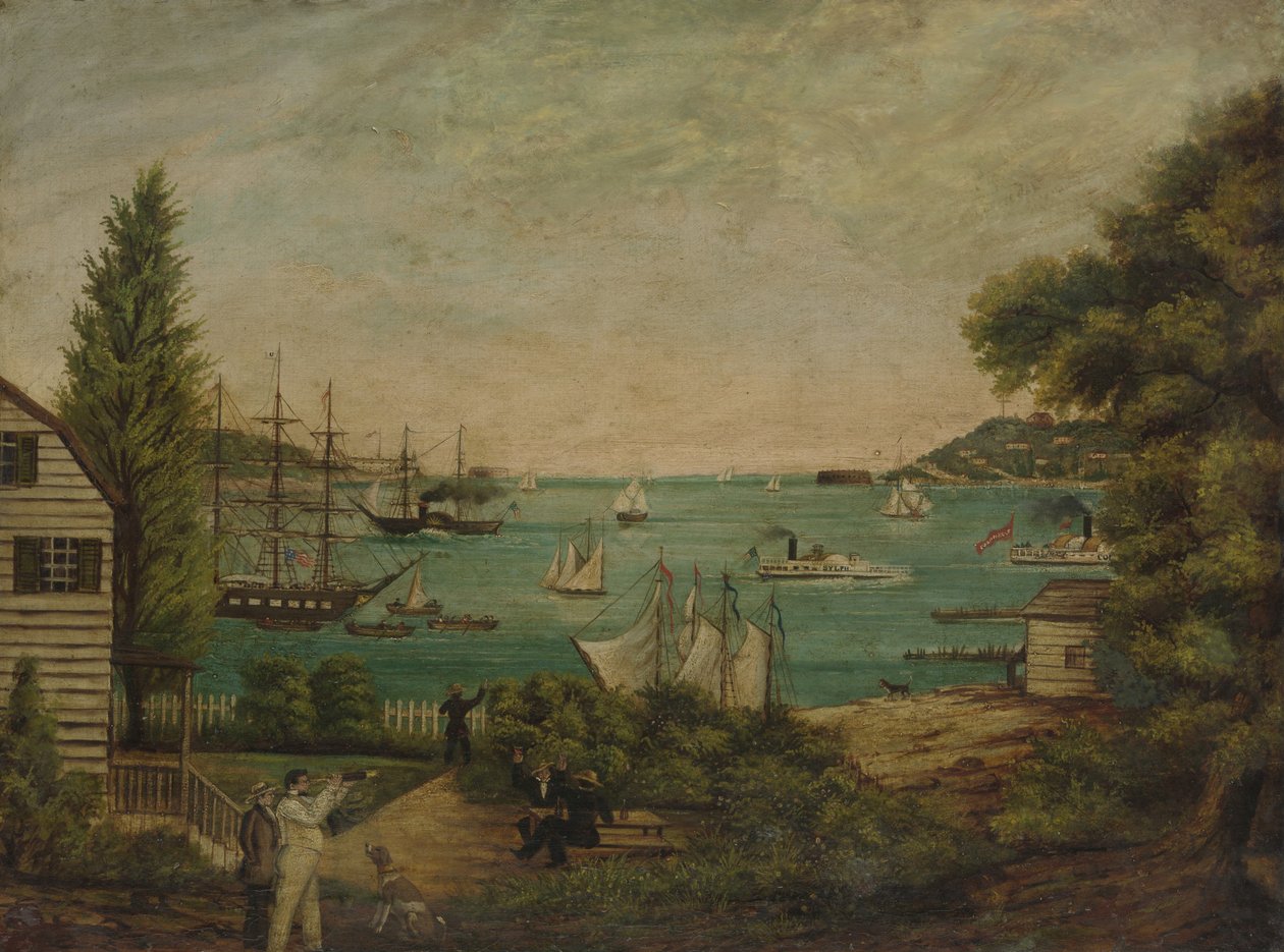 Pohled z Staten Island, ca. 1855. od Unbekannt