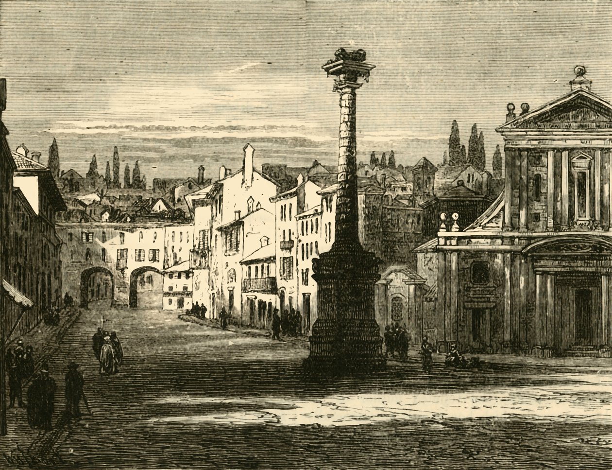 Pohled v Miláně, 1890. od Unbekannt