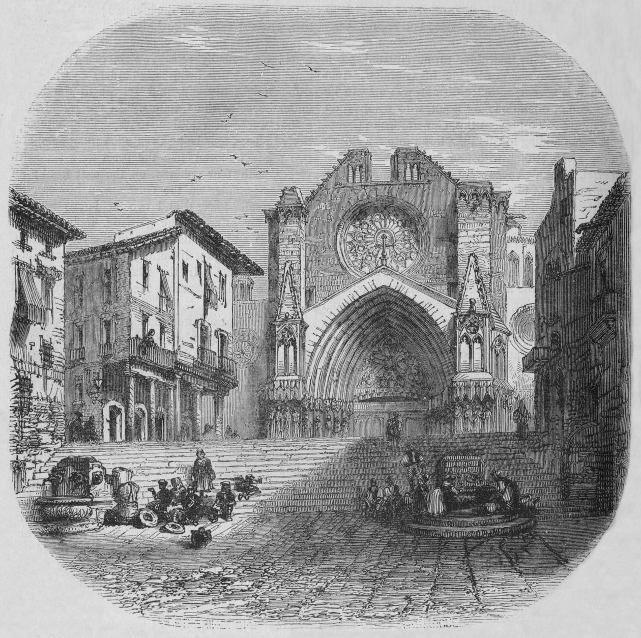 Pohled v Tarragoně, c1880 od Unbekannt
