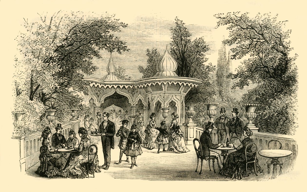 Pohled v zahradách Surrey, c1878. od Unbekannt