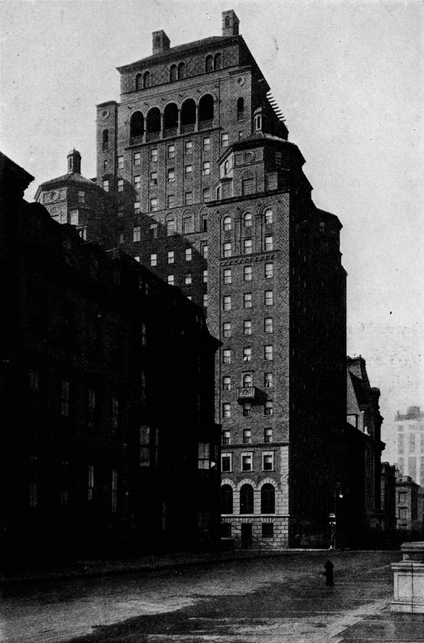 Pohled na jih na Madison Avenue v budově bratrských klubů, New York City, 1924 od Unbekannt