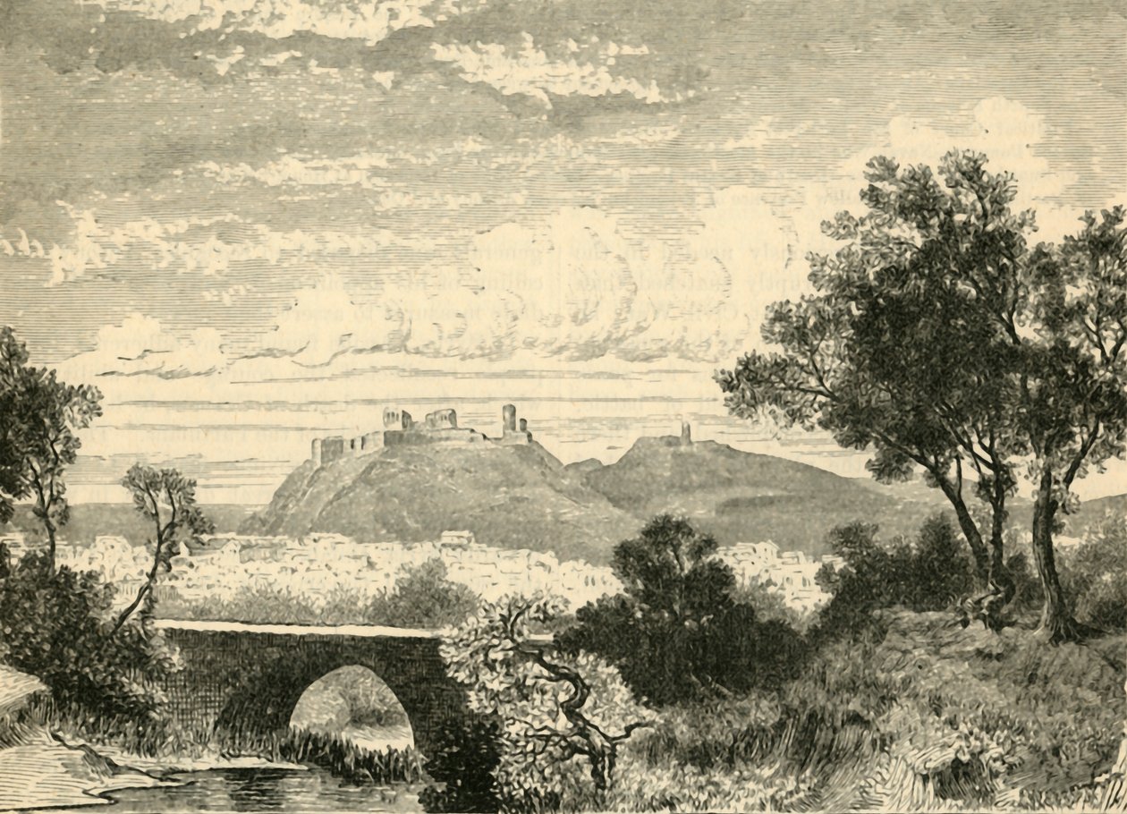 Pohled na Athény, 1890. od Unbekannt
