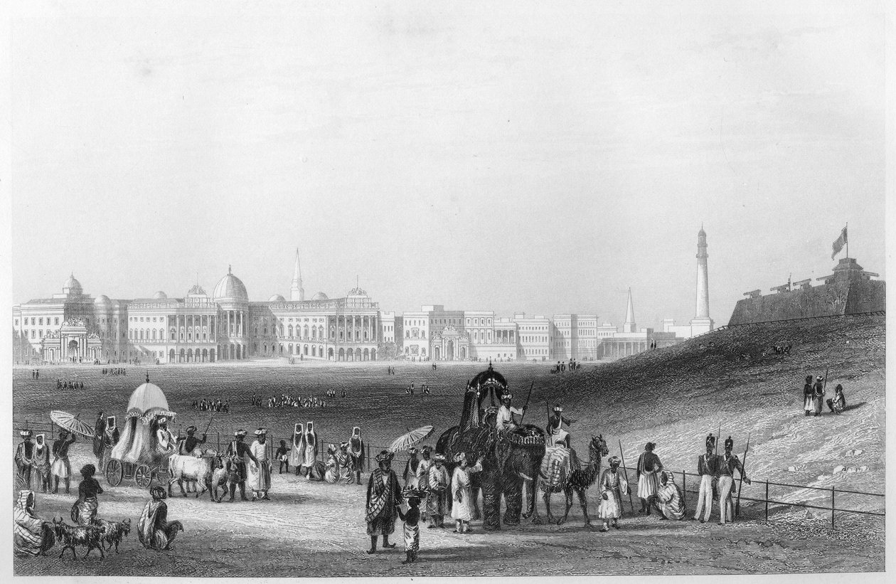 Pohled na Kalkatu z Esplanade, c1860 od Unbekannt