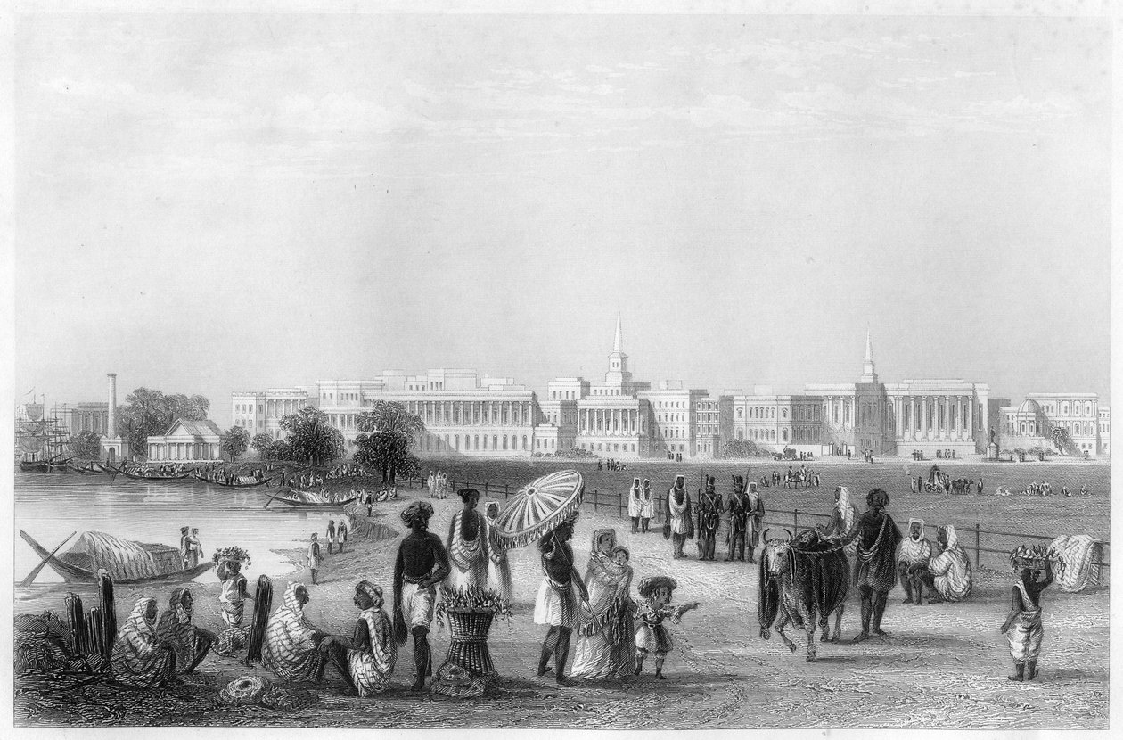 Pohled na Kalkatu z Esplanade, c1860 od Unbekannt