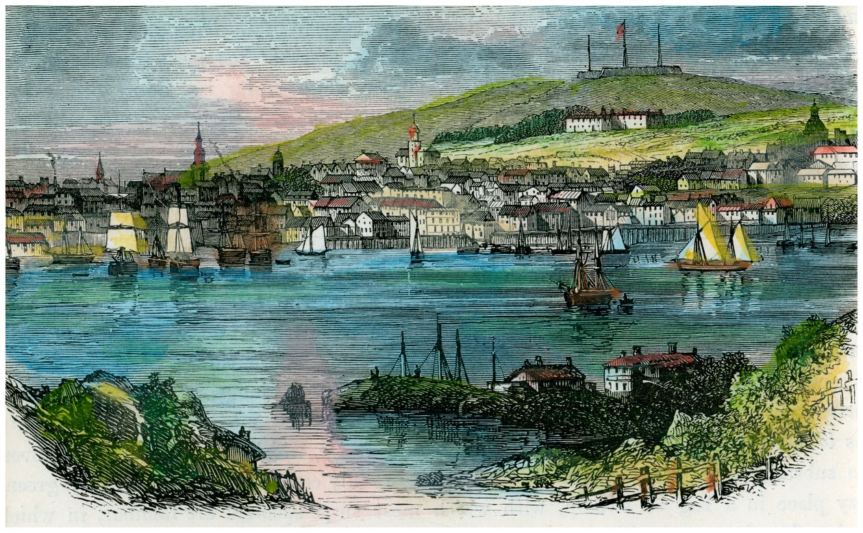 Pohled na Halifax, Nova Scotia, c1870 od Unbekannt