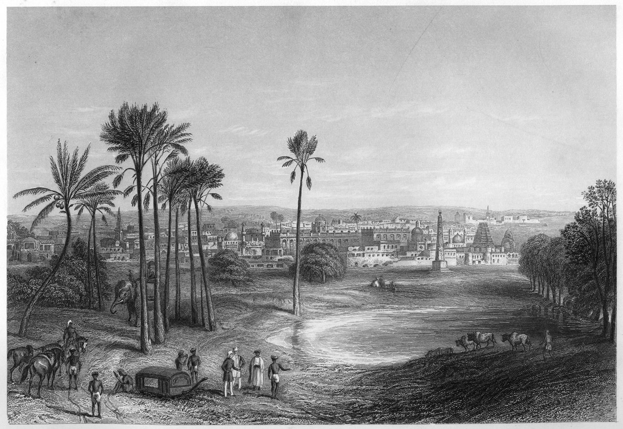 Pohled na Madras, Indie, c1860 od Unbekannt