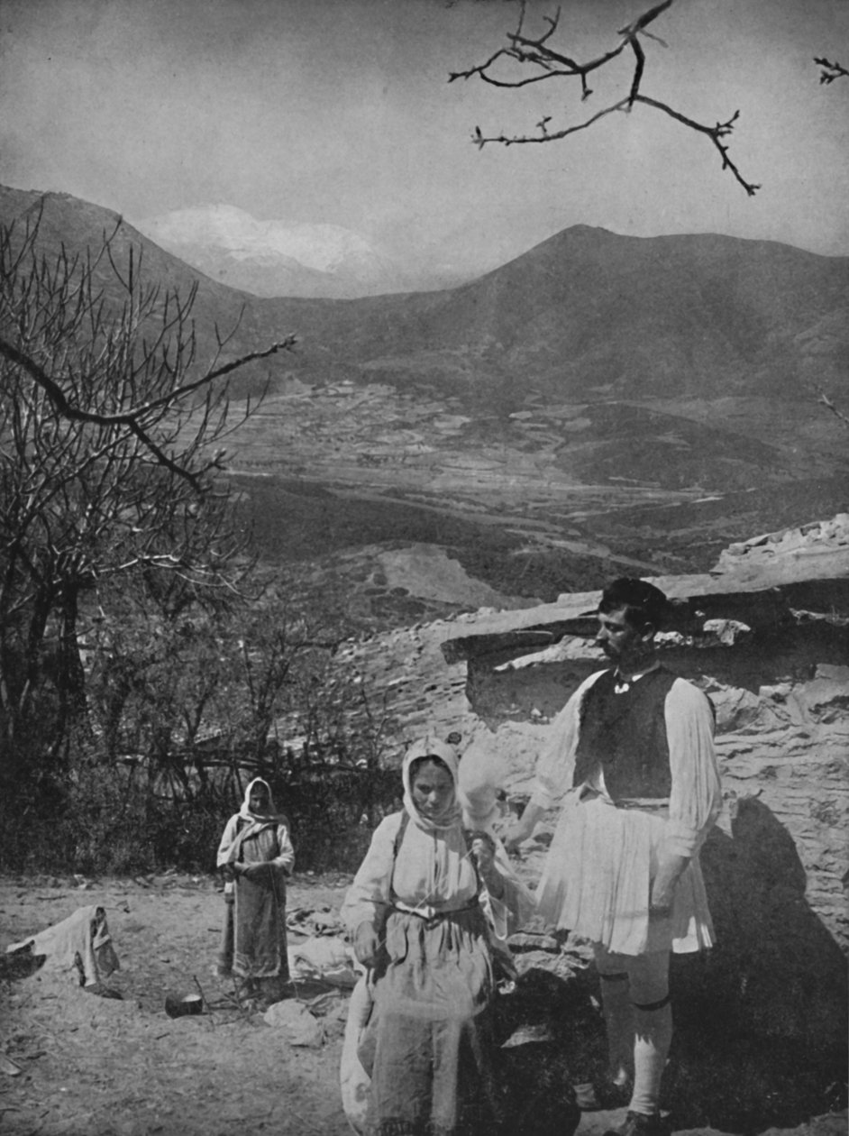 Pohled na horu Parnas, 1913 od Unbekannt