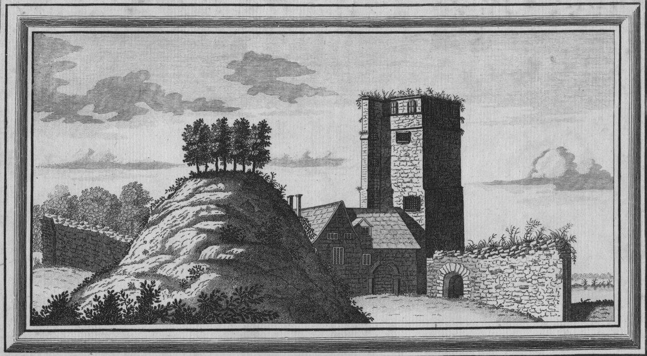 Pohled na Oxford Castle, 1769 od Unbekannt