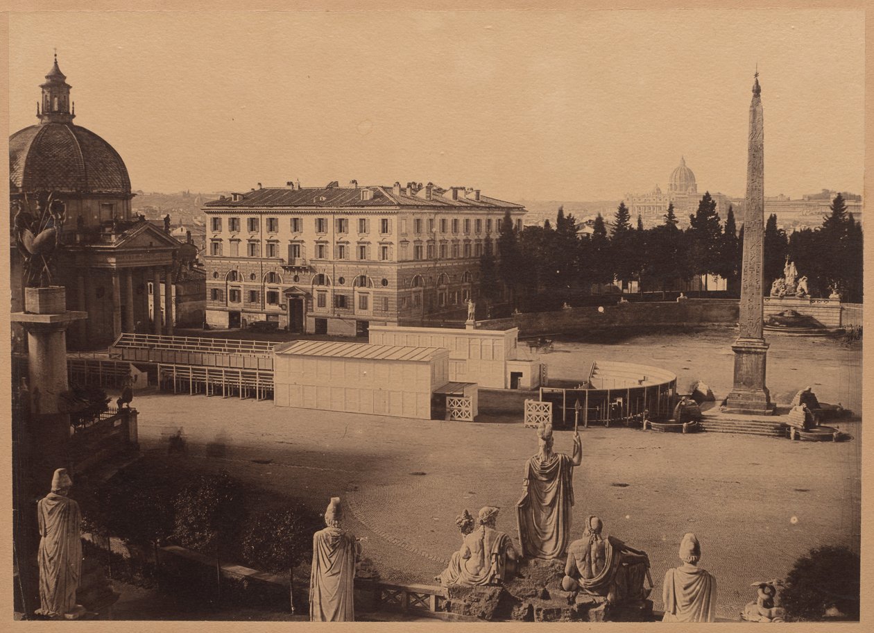 Pohled na Řím, c. 1860. od Unbekannt