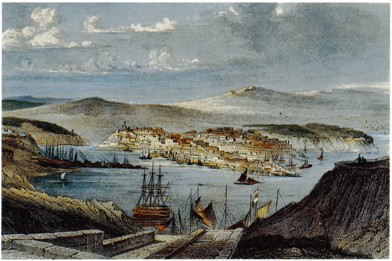 Pohled na Sevastopol, c. 1850 od Unbekannt