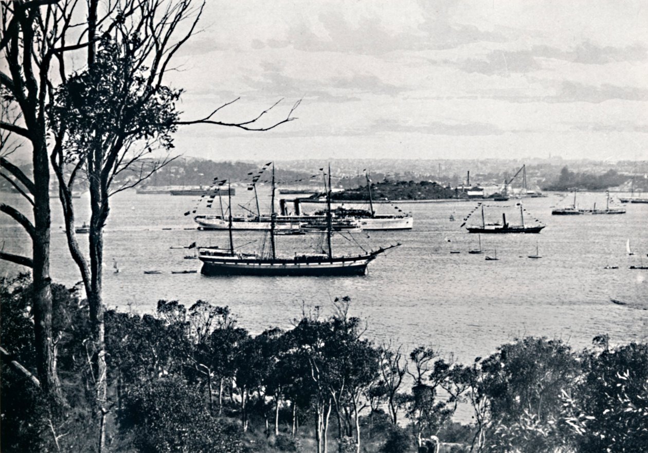 Pohled na Sydney Harbour z North Shore, č. 1, c1900. od Unbekannt