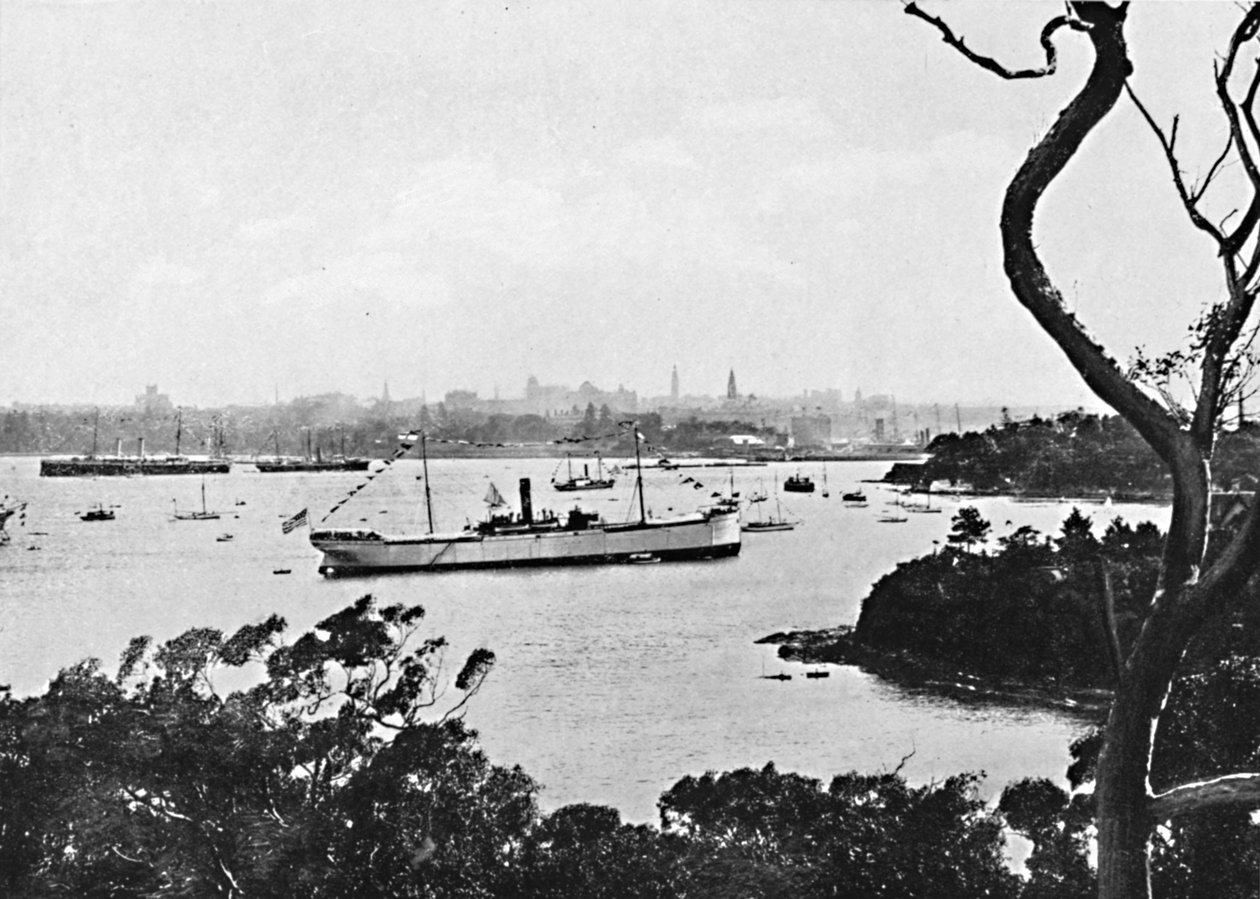 Pohled na přístav Sydney z North Shore, č. 2, c1900. od Unbekannt
