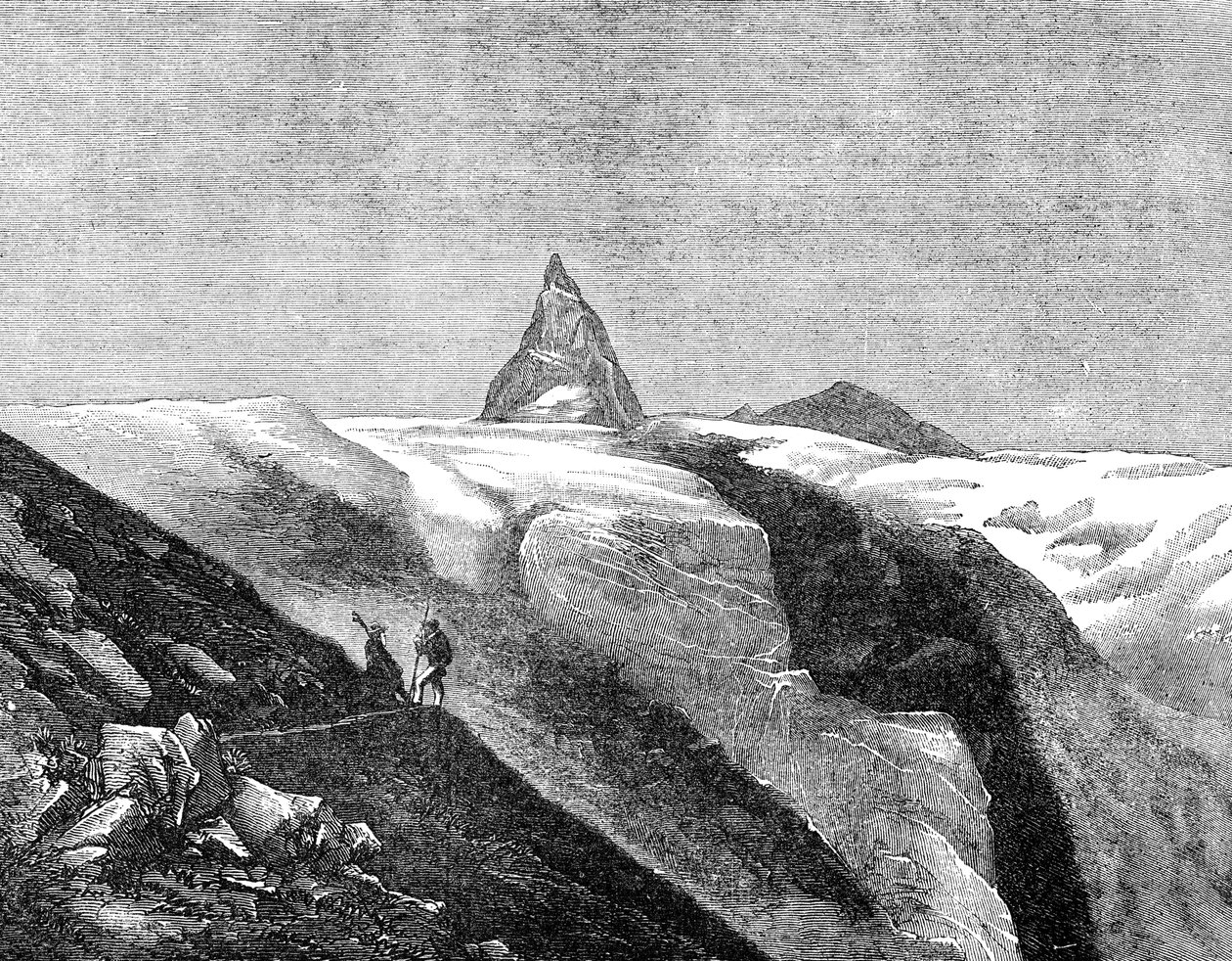 Pohled na Matterhorn, konec 19. století od Unbekannt