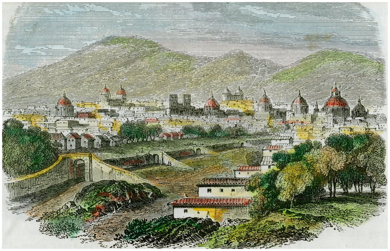 Pohled na město Cuzco, Peru, c1875 od Unbekannt