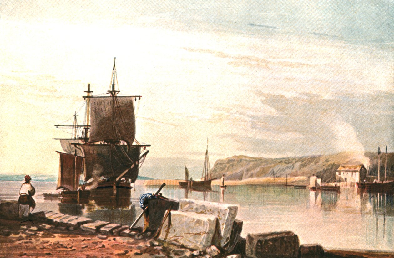 Pohled na Exe, c1900. od Unbekannt