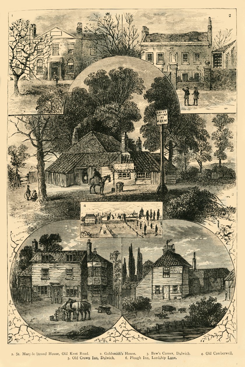 Pohledy v Camberwell a Dulwich, c1878. od Unbekannt