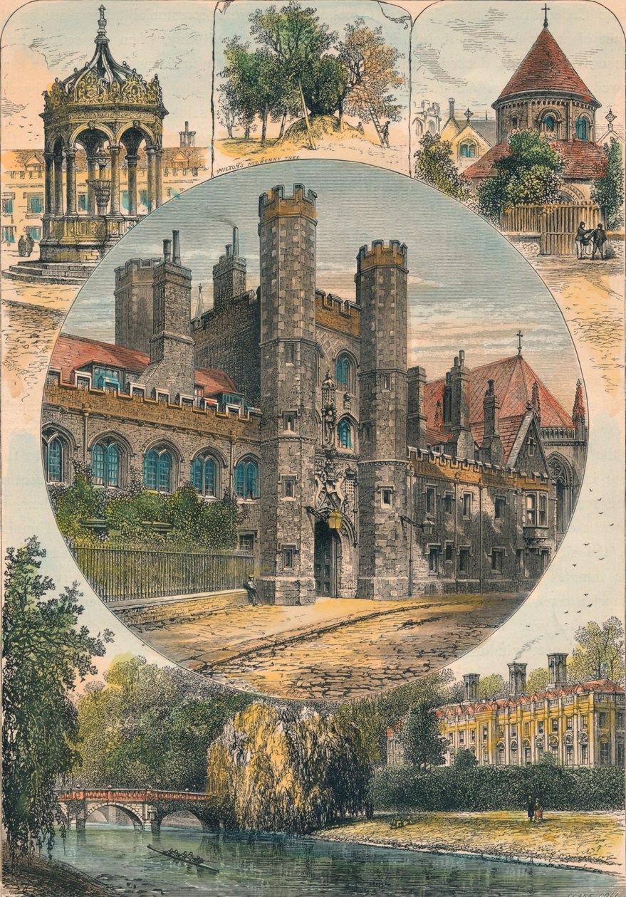 Pohledy a okolí Cambridge, c1890. od Unbekannt
