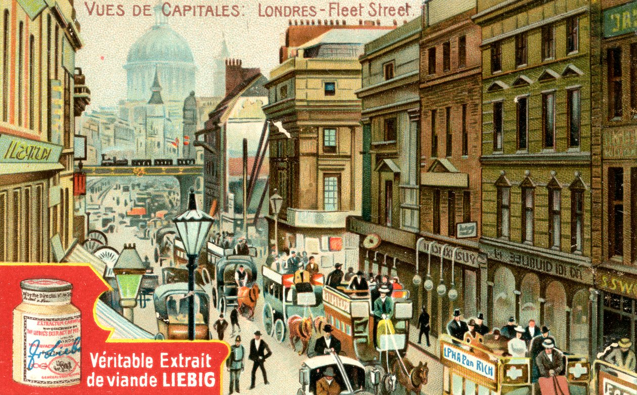 Pohledy na Capitals: Fleet Street, Londýn, c1900 od Unbekannt