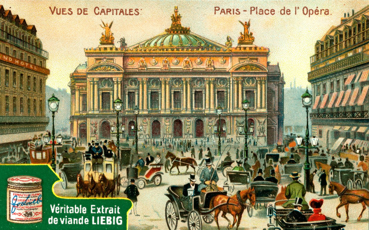 Pohledy na hlavní města: Place de lOpera, Paříž, c1900 od Unbekannt