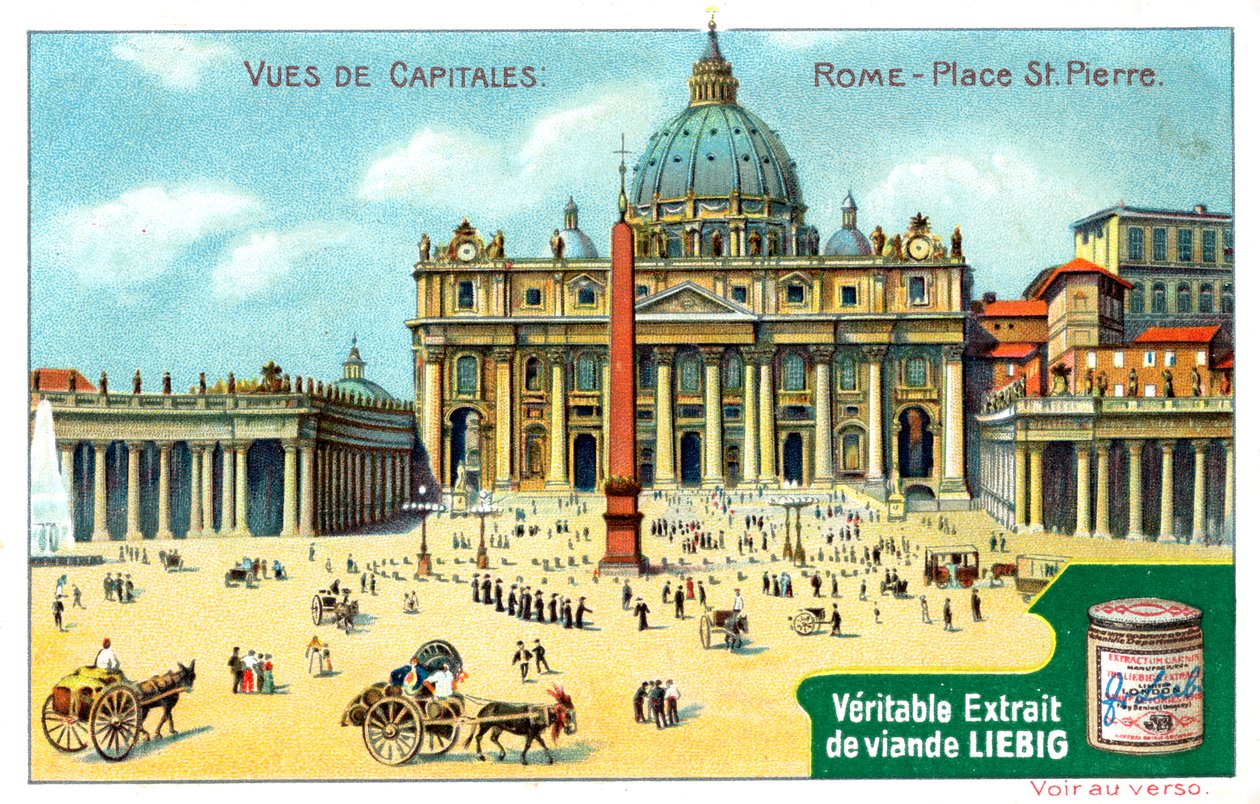 Pohledy na hlavní města: St Peters Square, Řím, c1900 od Unbekannt