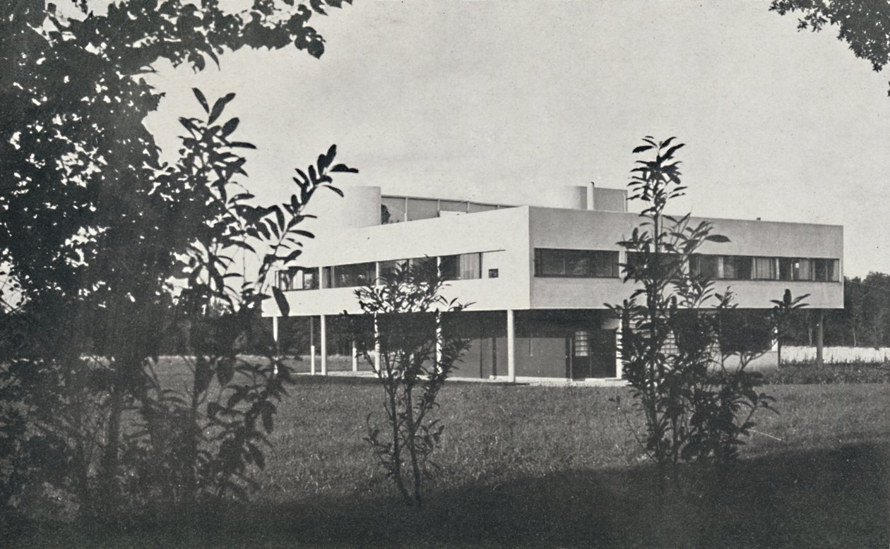 Vila v Poissy, postavená ze železobetonu, 1933 od Unbekannt