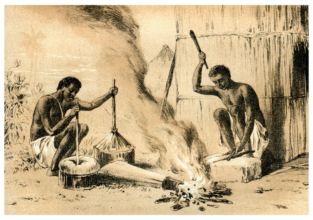 Vesničtí kováři, 1883 od Unbekannt