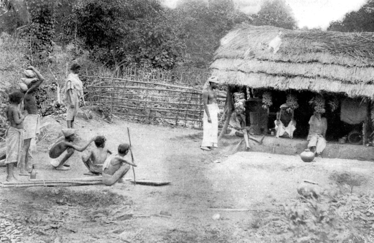 Vesničtí vyvrženci nakupující v jižní Indii, 1926 od Unbekannt