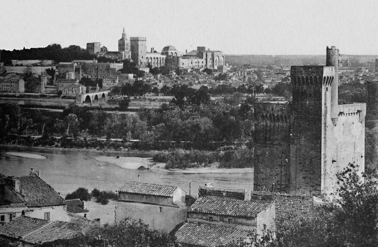 Villeneuve-Les-Avignon - Věž Philippe-Le-Bel XIV. siècle., Údolí Rhony. Palác od Unbekannt