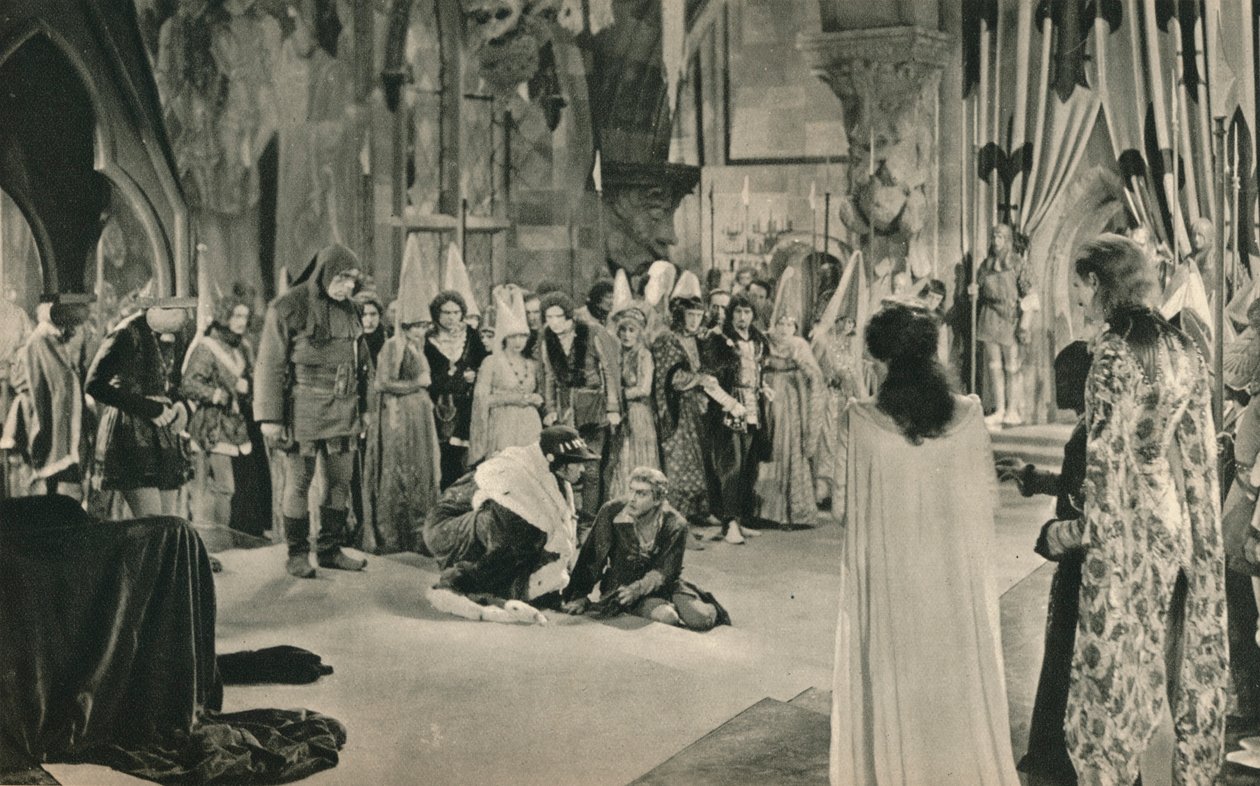 Villon John Barrymore vyhrožoval smrtí Louis XI, 1927 od Unbekannt