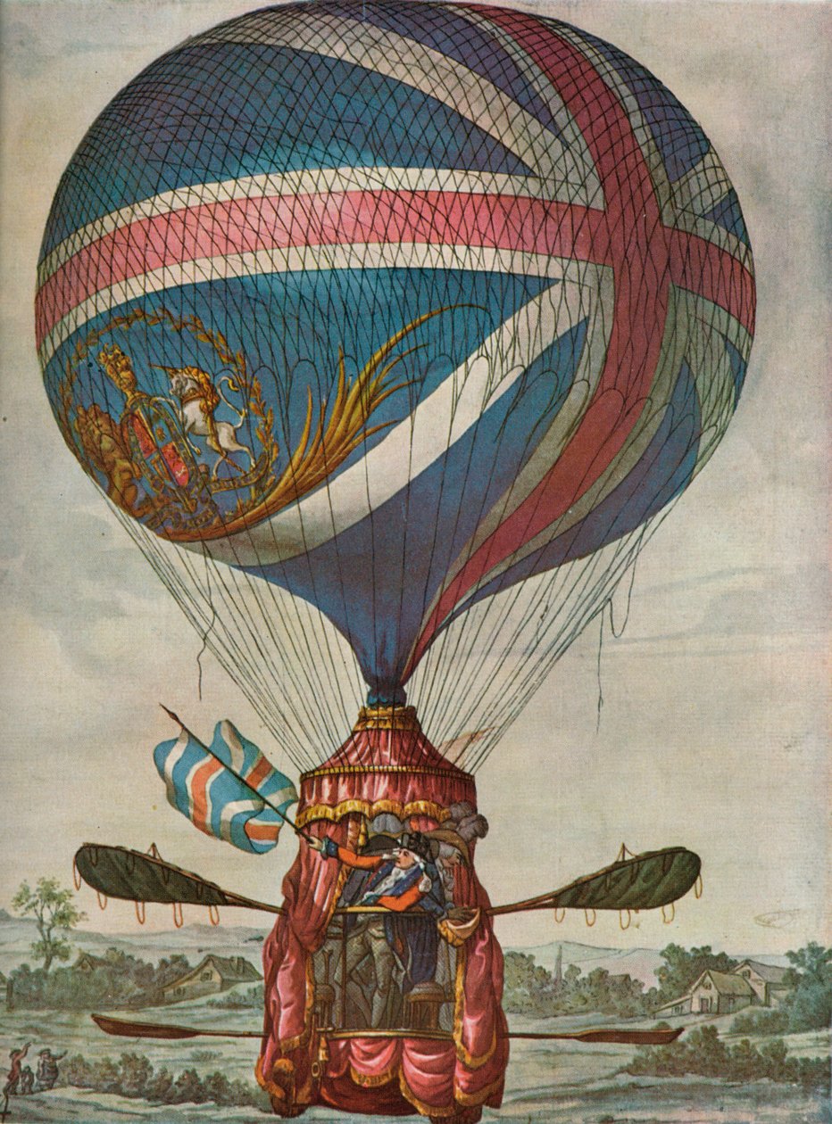 Vincent Lunardis Druhý balón: 3. května 1785, 1937 od Unbekannt