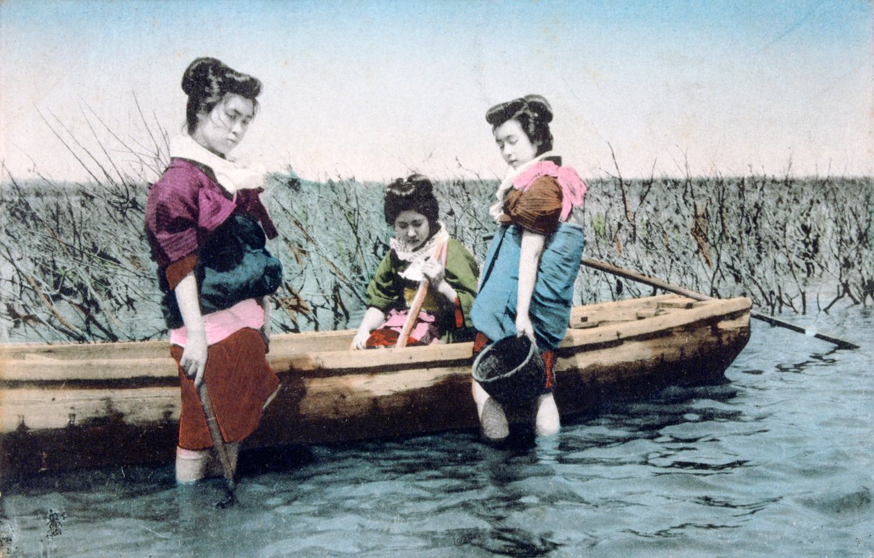 Vintage francouzská pohlednice, c1900 od Unbekannt