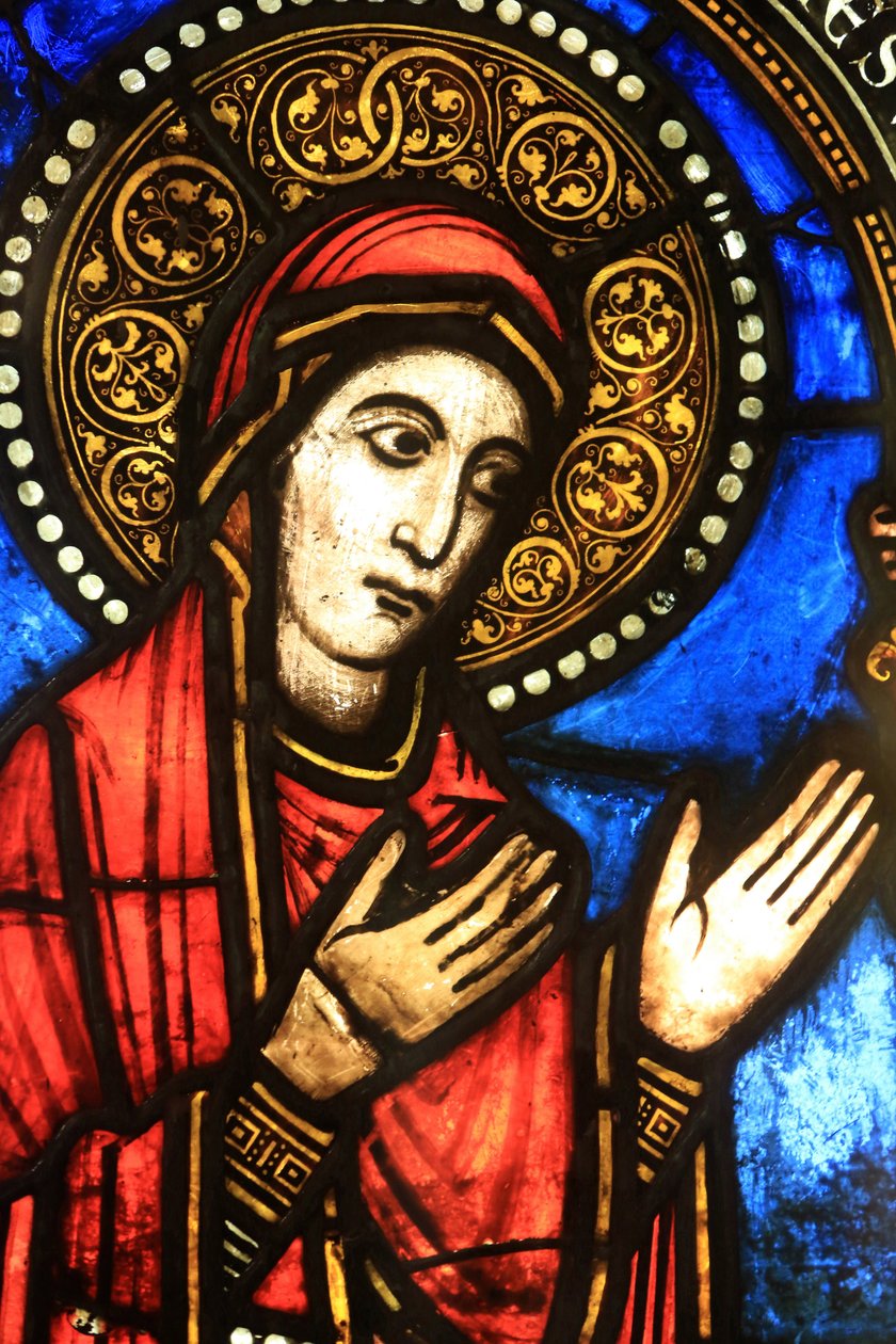 Panna Maria. Návštěva. 3. čtvrtina dvanáctého století. Oeuvre Notre Dame Museum ve Štrasburku, Štrasburku, Francie od Unbekannt