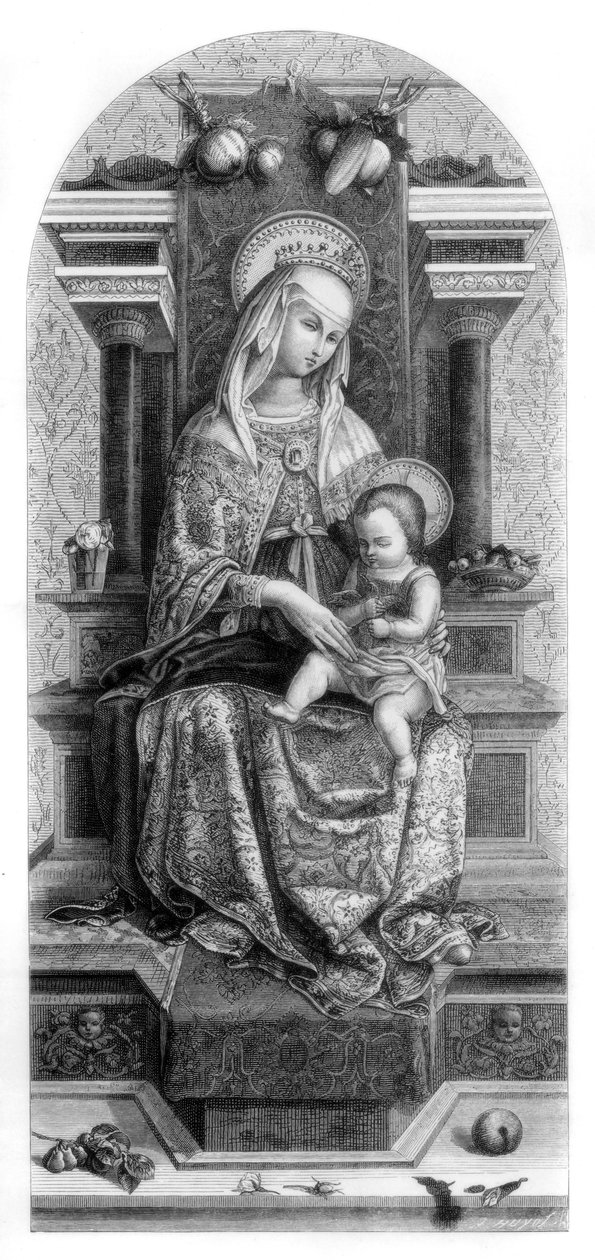 Panna a dítě, 1482 1870 od Unbekannt