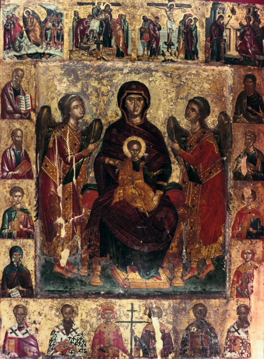 Panna a dítě, 16. století od Unbekannt