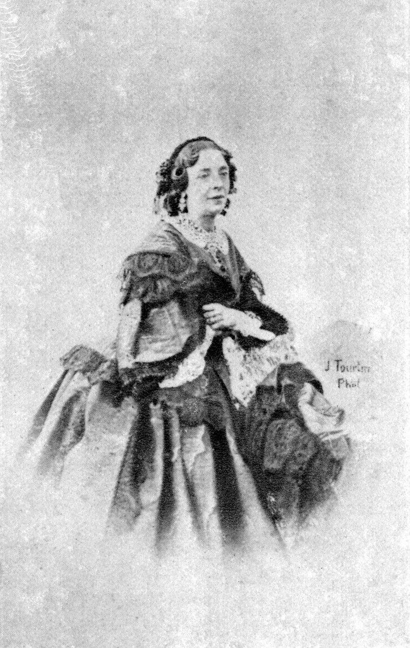 Virginie Dejazet , francouzská herečka, c1845-1875 od Unbekannt