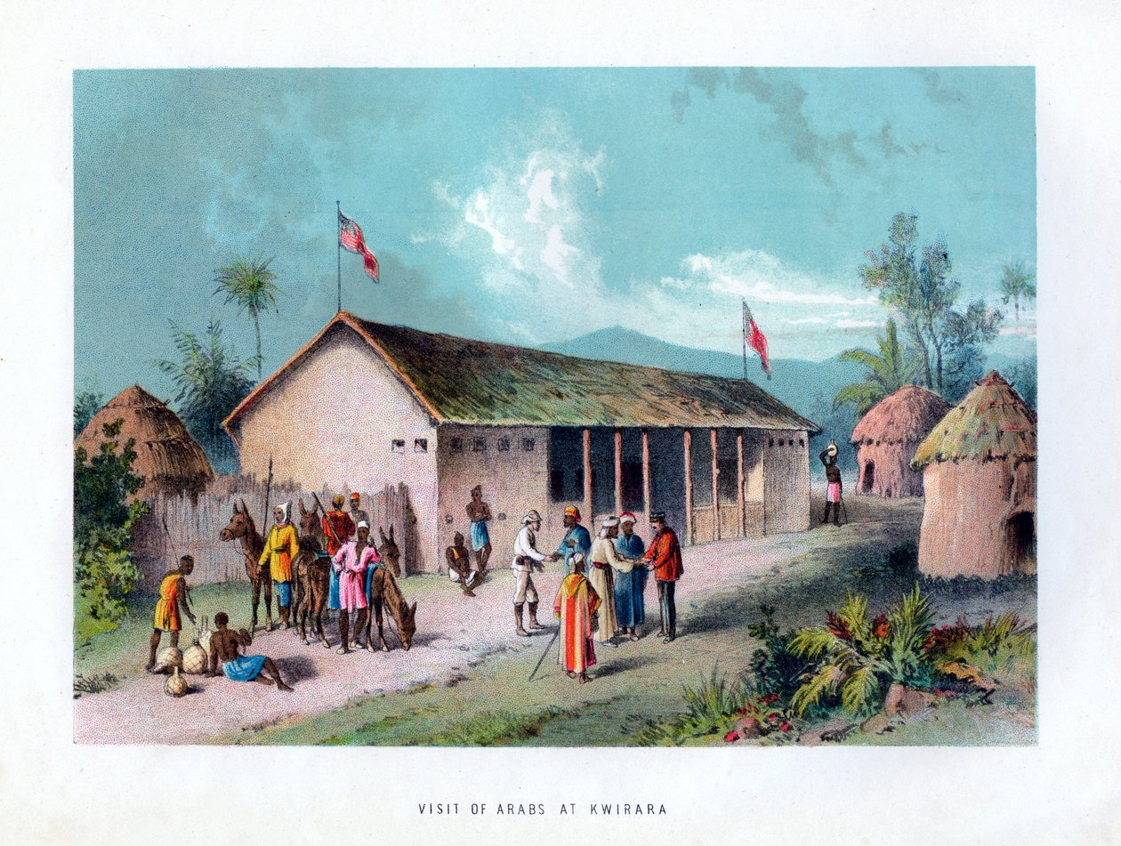 Návštěva Arabů v Kwiraře, c1875 od Unbekannt