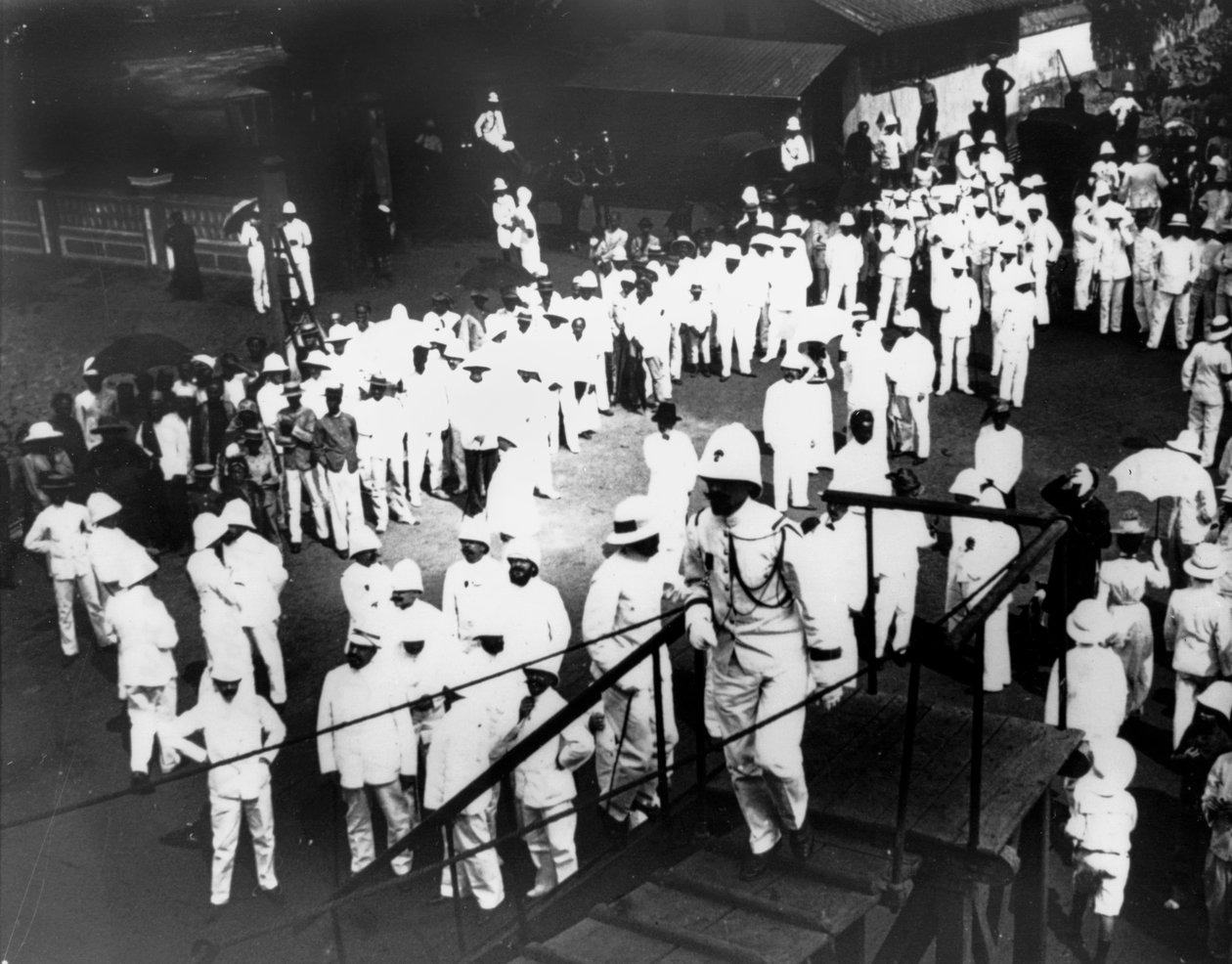 Návštěvníci Port Doumen, Saigon, Vietnam, 1900 od Unbekannt