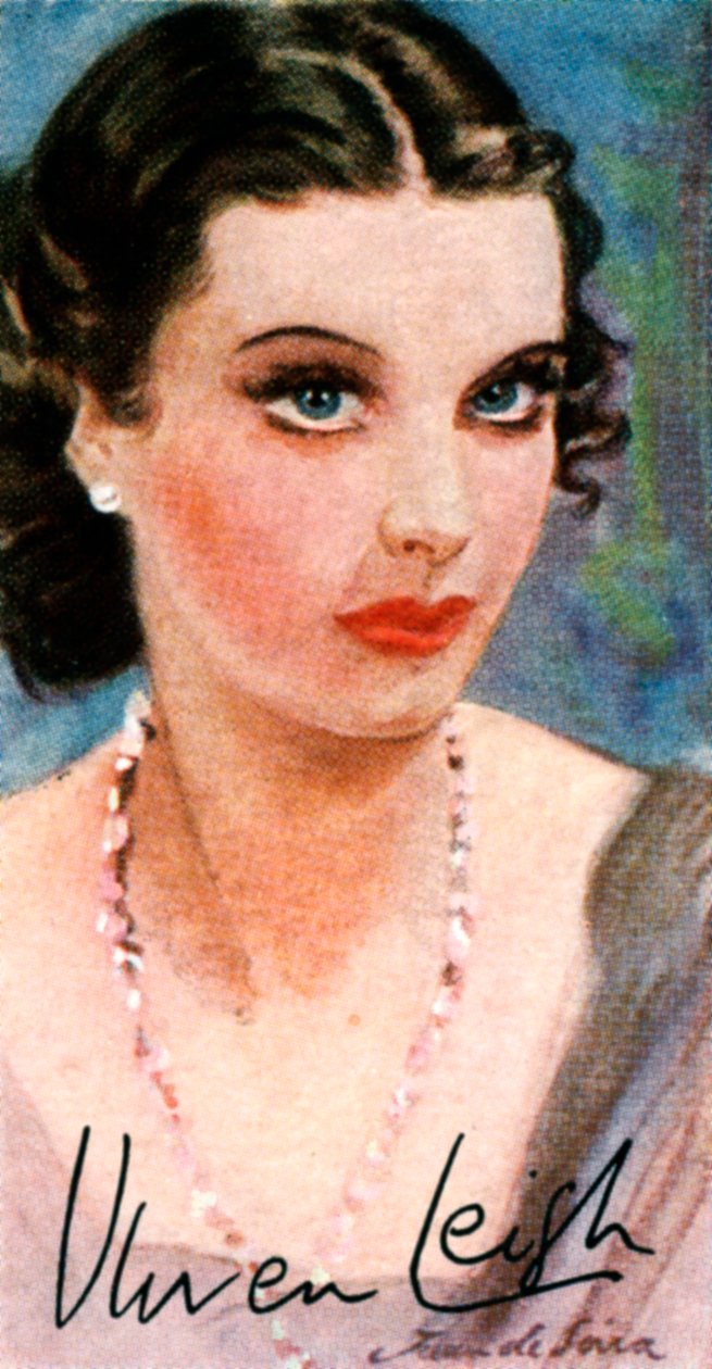 Vivien Leigh, 1913-1967, anglická herečka divadla a kina, 20. století od Unbekannt
