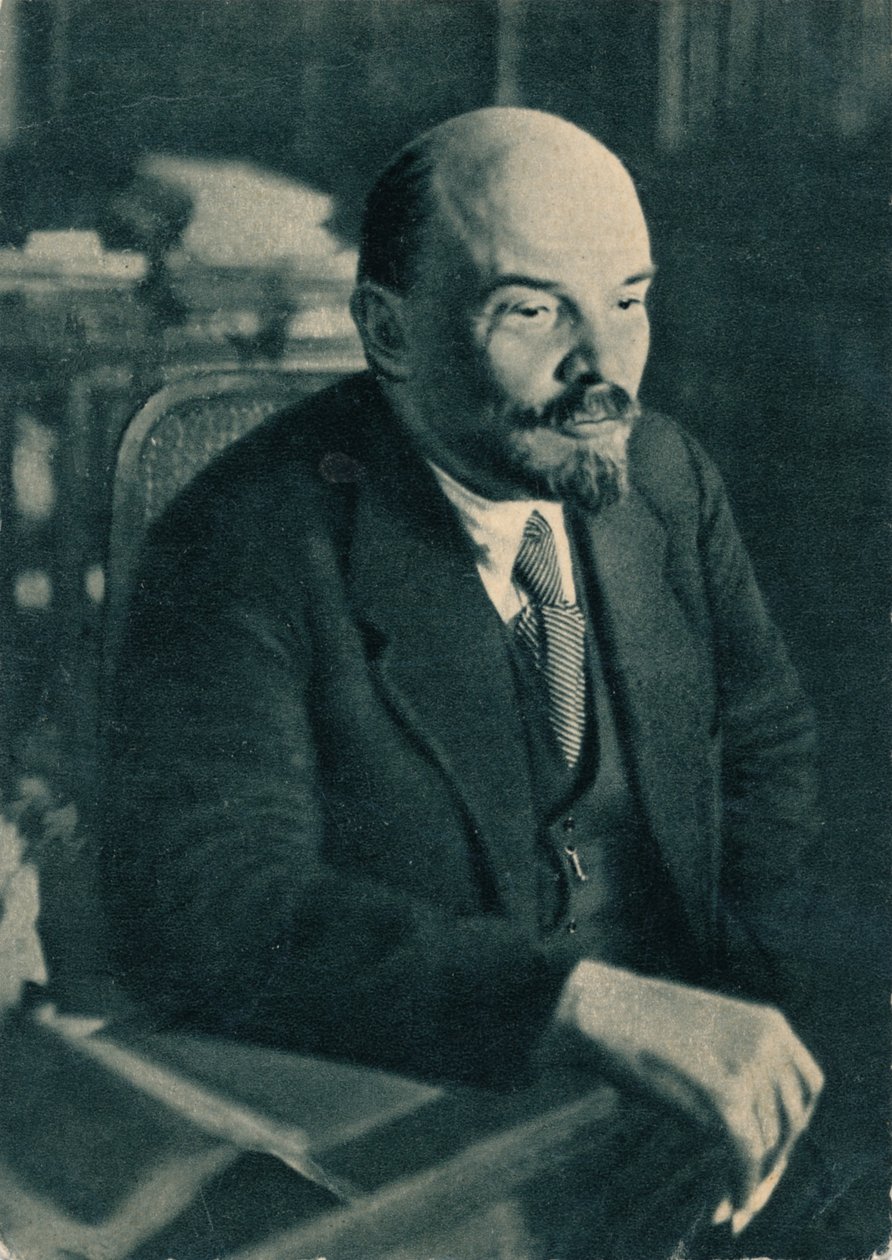 Vladimir Ilich Lenin, ruský bolševický vůdce, 28. listopadu 1921 od Unbekannt
