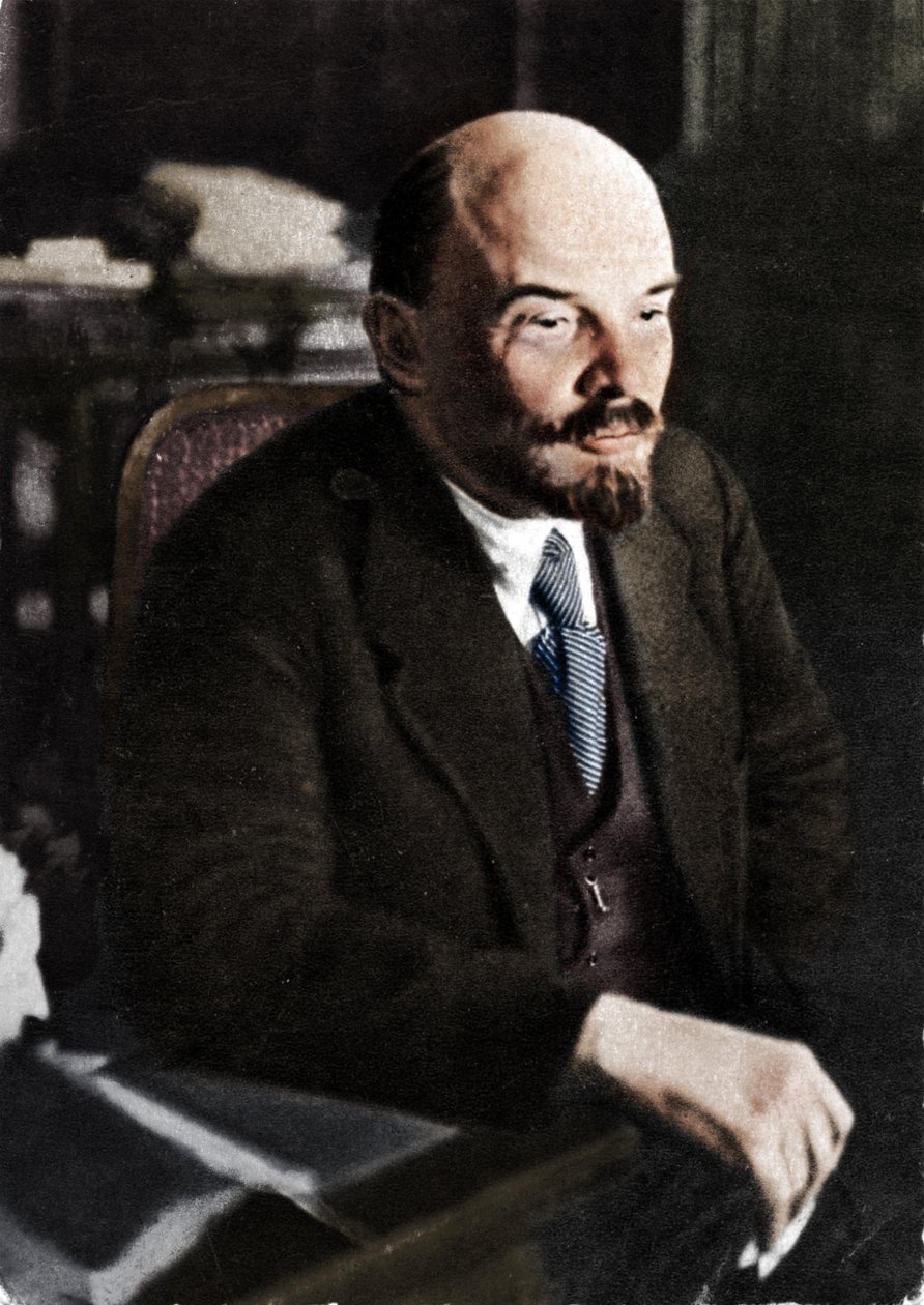 Vladimir Ilich Lenin, ruský bolševický vůdce, 28. listopadu 1921 od Unbekannt